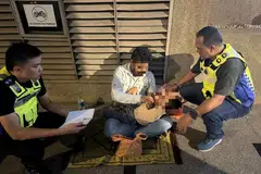 Dua pengemis asing ditahan dalam Ops Pintas Khas di sekitar Kuala Lumpur dan Klang, Selangor, pada 14 Januari. 