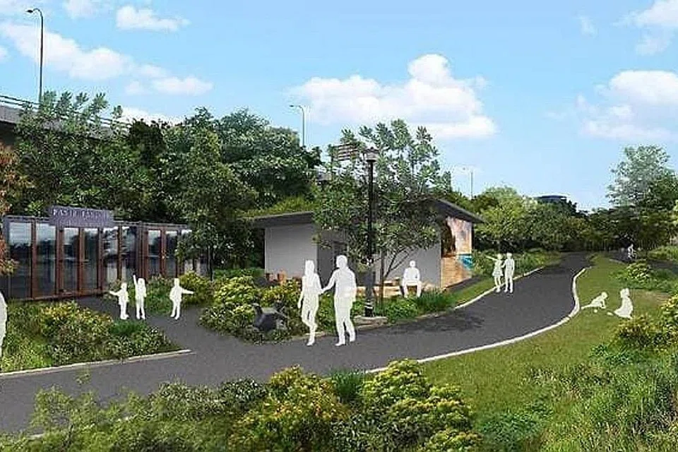 LAKARAN ARTIS TAMAN PASIR PANJANG: Dijangka dibuka mulai tahun depan dan Pengunjung Taman Pasir Panjang dapat menikmati taman yang menerapkan ciri semula jadi dan sejarah kawasan tersebut. . - Sumber NPARKS