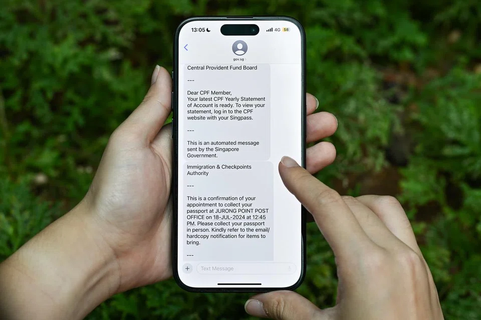 MUDAH DIKENAL PASTI: Bermula 1 Julai 2024, agensi pemerintah hanya akan menggunakan ID Penghantar ‘gov.sg’ untuk mengirimkan SMS.
