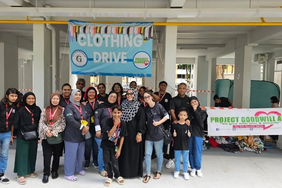 Siti Nurani Salim, sukarelawan, Project Goodwill Aid, pengumpulan baju Raya terpakai