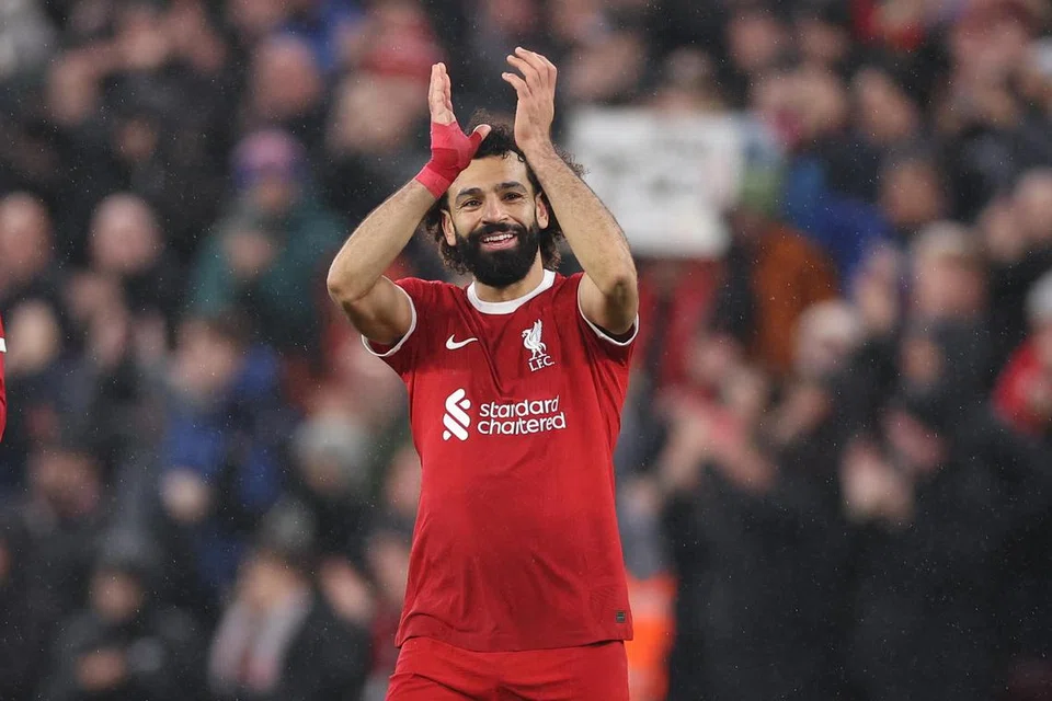 PEMAIN PENTING: Pemain sayap Liverpool, Mohamad Salah, menjaringkan dua gol dalam kemenangan 4-2 Liverpool ke atas Newcastle. Beliau merupakan penjaring gol terbanyak Liverpool dengan 18 gol.