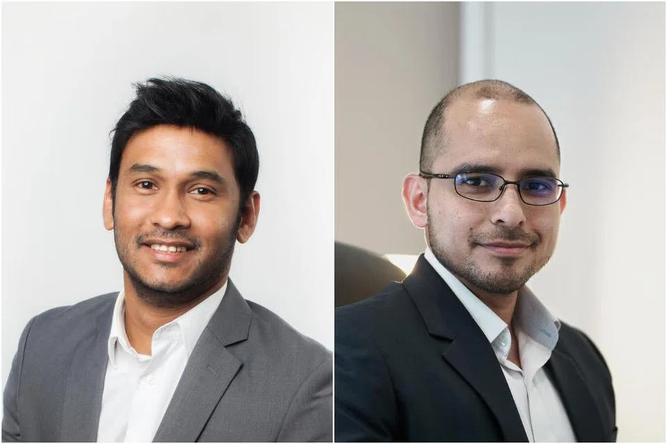 (Dari kiri) Peguam, Encik Raj Joshua Thomas, dan pakar psikiatri, Dr Syed Harun Alhabsyi, meletak jawatan pada tengah hari 14 Februari.
