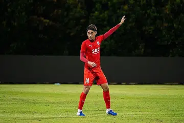 ANCAM SAYAP: Quak telah meledakkan sembilan gol dalam 23 perlawanan liga musim lalu dan berjaya membimbing pasukannya ke peringkat akhir Piala Singapura 2019.- Foto LION CITY SAILORS FACEBOOK