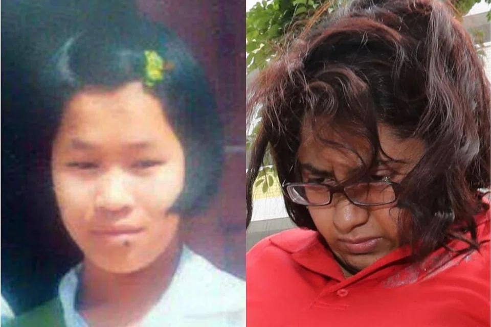 KEJAM: Gaiyathiri Murugayan (kanan) mengakui membiarkan pembantu rumahnya kebuluran, menyeksa Piang Ngaih Don sehingga akhirnya menyebabkan kematiannya. - Foto-foto fail