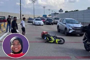 Atlet kayak Malaysia, Cik Siti Nurul Masyitah Elias (gambar sisipan), cedera parah selepas  motosikal yang ditungganginya dikatakan dilanggar dan diseret sejauh 600 meter oleh kereta yang dipandu seorang  lelaki yang dipercayai mabuk di Lebuhraya Penyuraian Trafik Timur (EDL) di Johor Bahru pada 11 Mei.