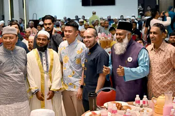 Singapore, Syed Harun Alhabsyi, buka puasa, iftar, migrant workers, pekerja migran