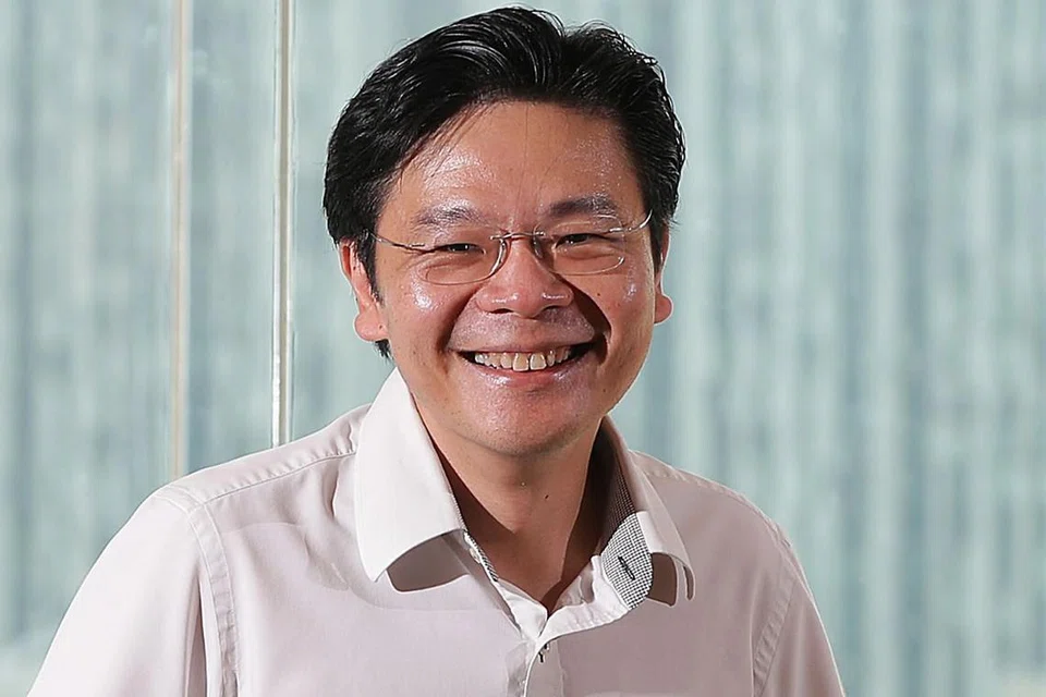 Encik Lawrence Wong (gambar atas).