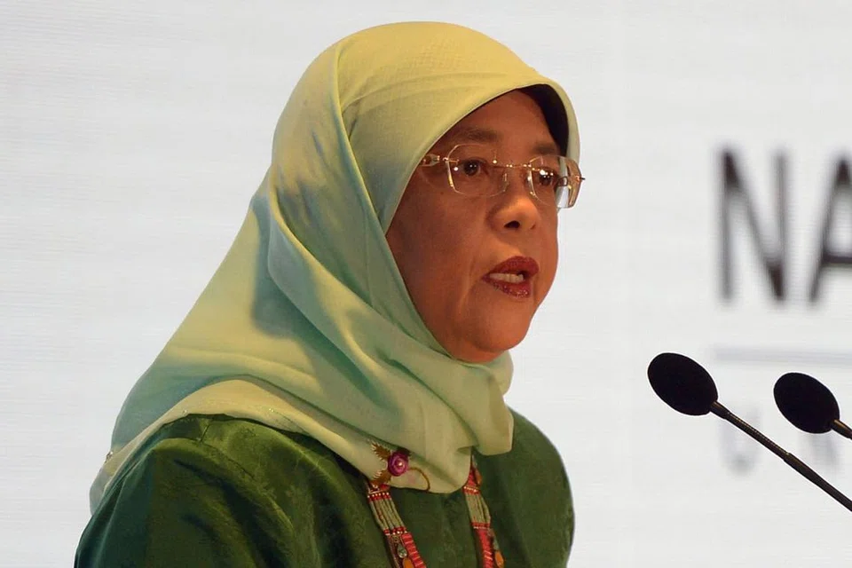 Presiden Halimah Yacob.