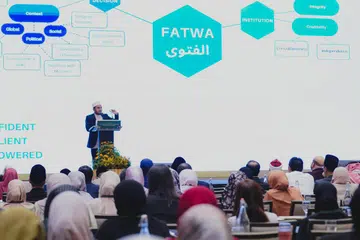 Mufti, Dr Nazirudin Mohd Nasir, berucap semasa Persidangan Fatwa dalam Masyarakat Kontemporari yang diadakan pada 3 Februari 2024.
