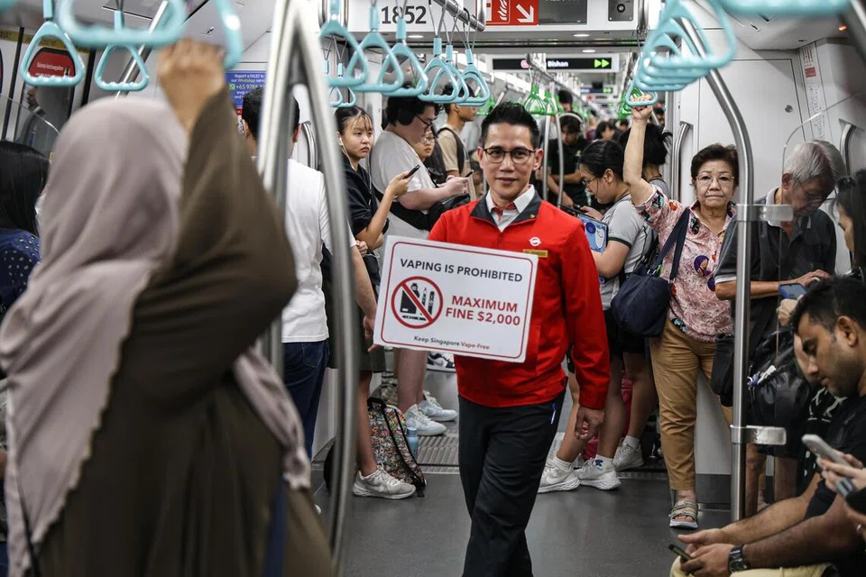 larangan vape, pengangkutan awam S’pura