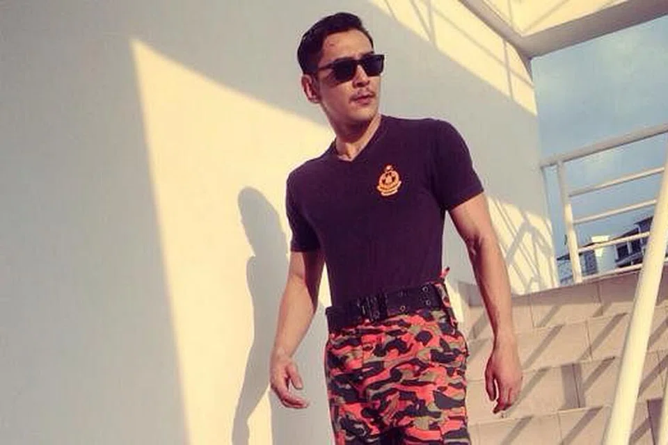 SENANGI WATAK LASAK: Fezrul Khan tiada masalah bahkan lebih suka aksi mencabar yang diperlukan dalam drama aksi seperti Bomba. - Foto ihsan FEZRUL KHAN