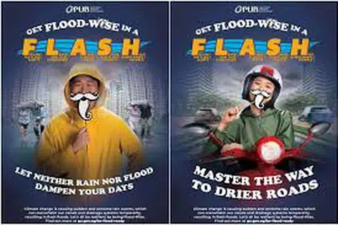 Selain poster kempen dan klip video sepanjang seminit, PUB berkata ia bekerjasama dengan syarikat seperti aplikasi tempahan pengangkutan CDG Zig, Grab dan platform Motorist untuk berkongsi panduan keselamatan banjir dengan pengguna.