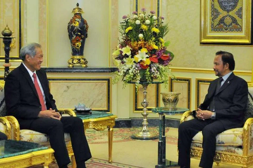 Dr Ng melakukan kunjungan ke atas Sultan Hassanal Bolkiah pada Selasa (30 Ogos). 