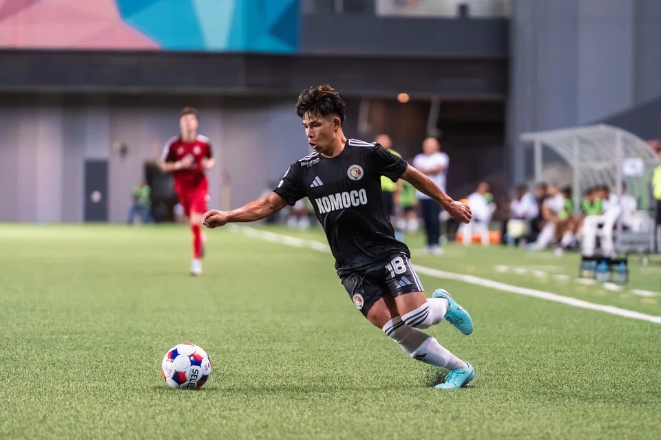 Penyerang Balestier Khalsa, Masahiro Sugita, menyamakan kedudukan buat pasukannya pada minit ke-12. 