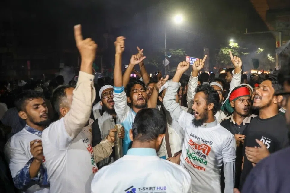 Bangladesh, Sharif Osman Hadi, protest