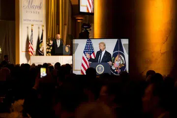 DIPERSENDAKAN ISIS: Kumpulan pengganasan, Negara Islam di Syria dan Iraq (ISIS) menyifatkan Trump sebagai seorang yang 'dungu' dalam satu kenyataan audio yang dikeluarkannya. - Foto THE NEW YORK TIMES