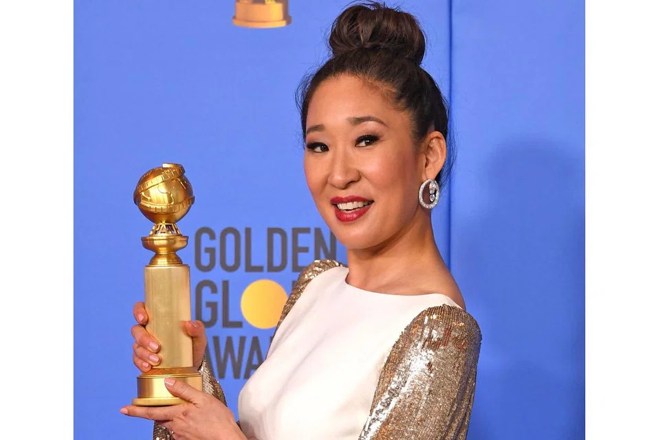 LAKONAN DIIKTIRAF: Pengacara dan pemenang Pelakon Wanita Drama TV Terbaik bagi drama killing Eve, Sandra Oh. - Foto AFP