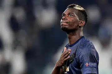 CEDERA: Pemain tengah Perancis, Paul Pogba masih belum pulih dari kecederaan lutut. - Foto AFP