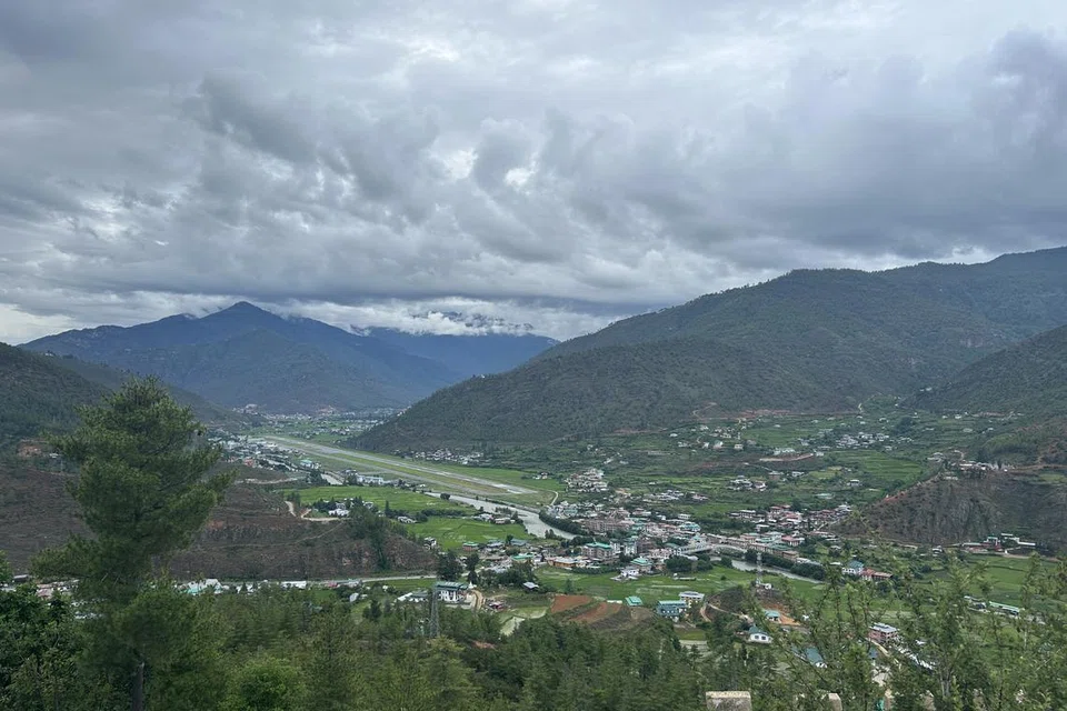 Pemandangan alam semula jadi di Bhutan.