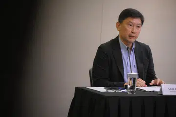 Encik Chee Hong Tat menekankan tentang kepentingan syarikat kecil dan sederhana (SME) pada ekonomi Singapura.