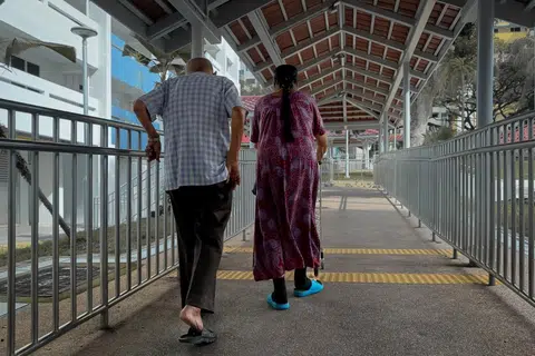 Tinjauan, warga emas, tinggal sendiri