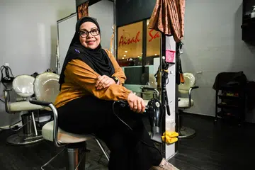 aisah ibramsah, aisah salon, penjagaan rambut, lucky plaza, rawatan rambut