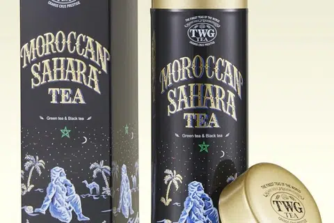 TWG Tea memperkenalkan pilihan teh istimewa iaitu Moroccan Sahara Tea, campuran teh hijau dan teh hitam dengan aroma pudina Maghribi.