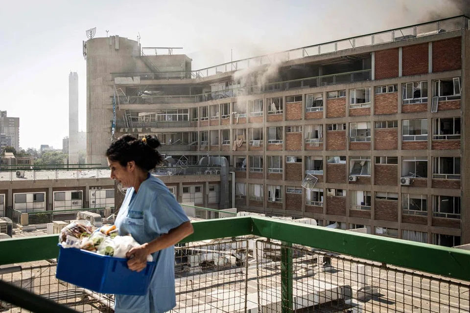 Konflik Israel-Iran, peluru berpandu, Hospital Soroka