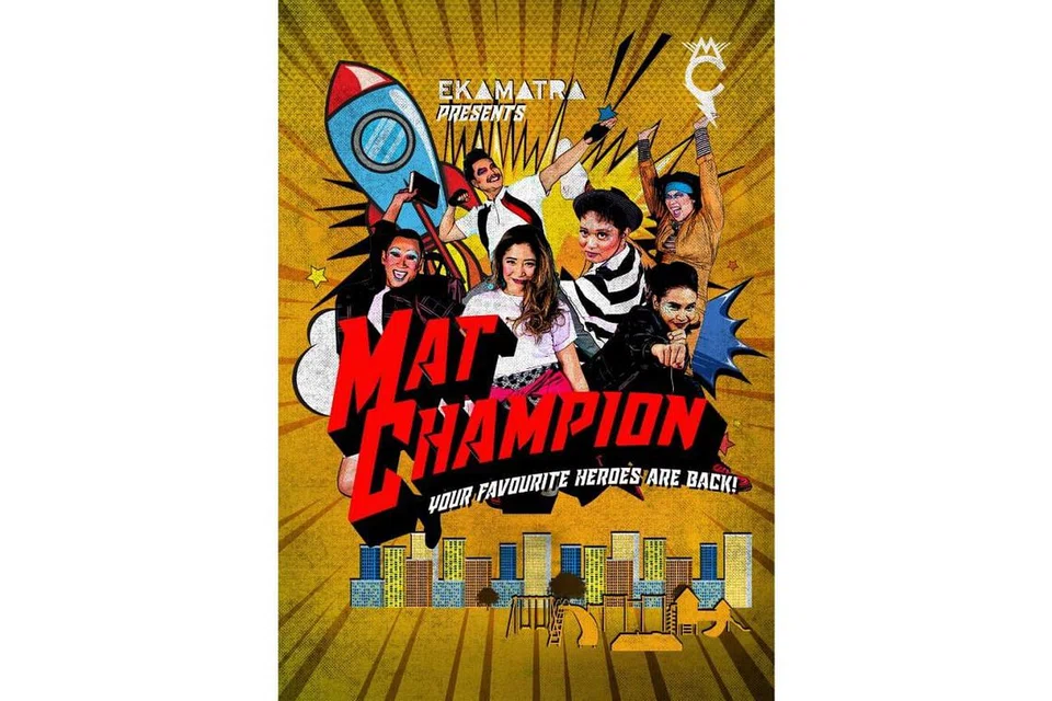 MEMBUAT PERUBAHAN: (Gambar atas) Teater Ekamatra pula buat penyesuaian dengan persembahan Mat Champion beralih ke platform digital. - Foto TEATER EKAMATRA 