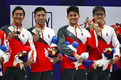 PARA PESERTA SINGAPURA DI SUKAN SEA MANILA 2019. - Foto-foto fail