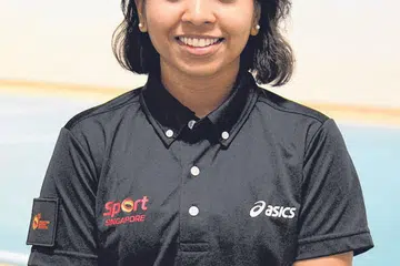 EESHA J. SHAH: Pakar psikologi sukan daripada Institut Sukan Singapura (SSI) ini gembira dapat menyumbang kepada atlit nasional.