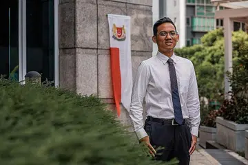 INGIN BAKTI PADA MASYARAKAT: Encik Mohammad Afiq Ihan Mohammad Hussien merupakan penerima Biasiswa Beruniform MHA yang ditawar kepada individu bermotivasi tinggi dan menunjukkan semangat terhadap menjaga keamanan dan keselamatan negara. - Foto BH oleh NUR DIYANA TAHA