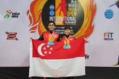 Petinju tendang Singapura, Shaikh Abdullah Mohammed Rafi dan Valencia Yip, membolot sembilan pingat di Terbuka Antarabangsa India Persatuan Pertubuhan Tinju Tendang Dunia (Wako) pada 7 hingga 11 Februari. 