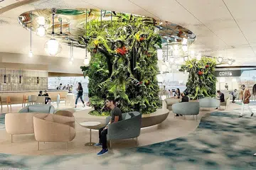 TAMBAH RUANG: Kerja peningkatan dan peluasan Terminal 2 (T2) di Lapangan Terbang Changi, yang bertujuan menambah ruang bagi tambahan lima juta penumpang setiap tahun, akan bermula selepas cuti Tahun Baru Cina. - Foto CAG
