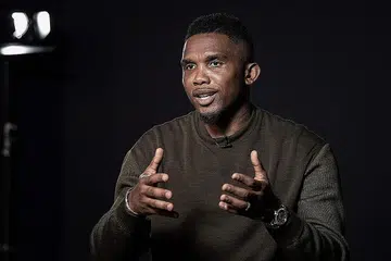 DAKWA IKUT KATA EJEN: Eto'o didapati bersalah oleh mahkamah Ciudad de la Justicia di Barcelona kerana gagal mengisytiharkan pendapatan daripada pemindahan hak imej antara 2006 dan 2009. - Foto AFP