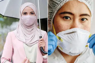 PASTIKAN PELITUP BERSIH: Menjaga kebersihan pelitup muka dengan baik dan rehat mencukupi juga dapat membantu mengurangkan masalah kulit. Ini termasuk elakkan menyentuh permukaan dalaman pelitup muka, tukar pelitup muka setiap hari atau jika ia kotor. Rehat mencukupi pada waktu malam dan antara syif pula boleh membantu kulit dan tubuh pulih, seandainya ada masalah. - Foto-foto hiasan ISTOCK