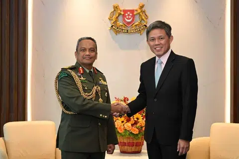 singapura, brunei, pertahanan