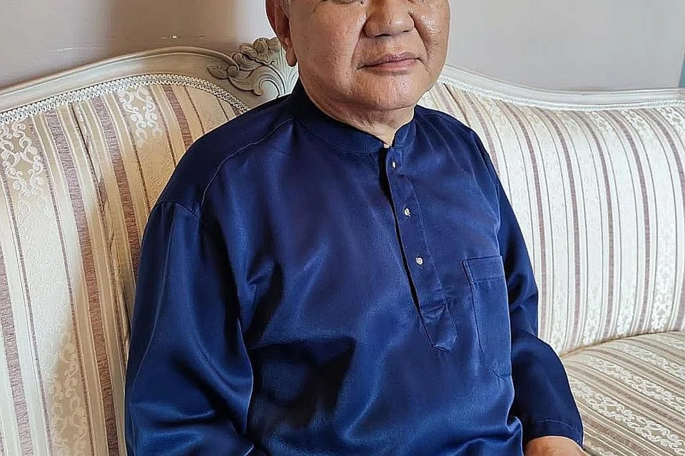 ALU-ALU SUMBANGAN: Naib Pengerusi Masjid Al-Amin, Encik Nordin Mustafa, mengalu-alukan sumbangan dana dari masyarakat Islam bagi usaha peningkatan Masjid Al-Amin. - Foto MASJID AL-AMIN