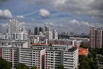 PERUBAHAN LANDSKAP: Semakin sukar untuk membezakan antara estet matang dan kurang matang sedang landskap perumahan di Singapura terus berubah.