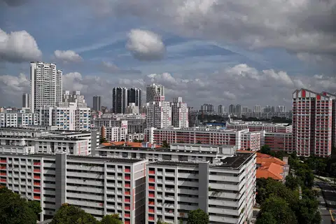 PERUBAHAN LANDSKAP: Semakin sukar untuk membezakan antara estet matang dan kurang matang sedang landskap perumahan di Singapura terus berubah.