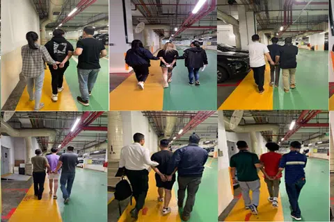 KES PENIPUAN: Mereka yang diberkas berkaitan kes penipuan perisian hasad berumur antara 16 dengan 41 tahun.