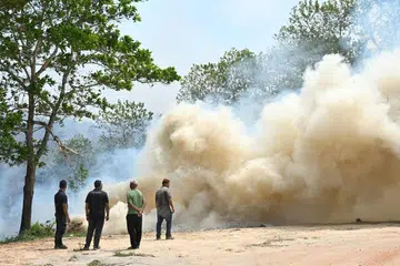 Kebakaran, Desaru, Aliyah Rizq Farm 