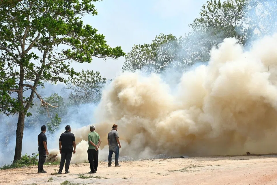 Kebakaran, Desaru, Aliyah Rizq Farm 