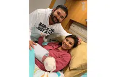 TIMANG ANAK KETIGA: TMJ dan isteri menyambut kelahiran cahaya mata ketiga mereka, seorang bayi lelaki.