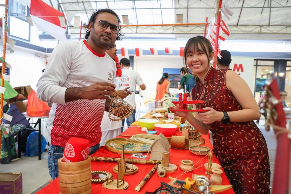 Perayaan Hari Keharmonian Kaum di Pusat Rekreasi Sembawang.