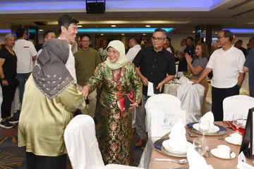 Halimah Yacob, nazry mokhtar, bh-amp, golf amal
