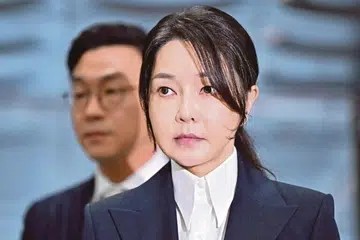 hakim, shin jong-o, kim keon hee, former first lady, mahkamah, mayat, perampasan