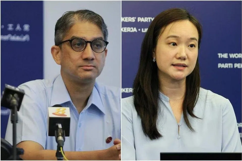 LETAK JAWATAN: Hubungan sulit antara Anggota Parlimen Parti Pekerja Encik Leon Perera (kiri) dengan anggota kanan Cik Nicole Seah, bermula selepas Pilihan Raya Umum 2020.