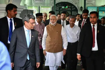 PM Modi kunjungi masjid dan beberapa tempat ibadah lain di hari terakhir di S'pura