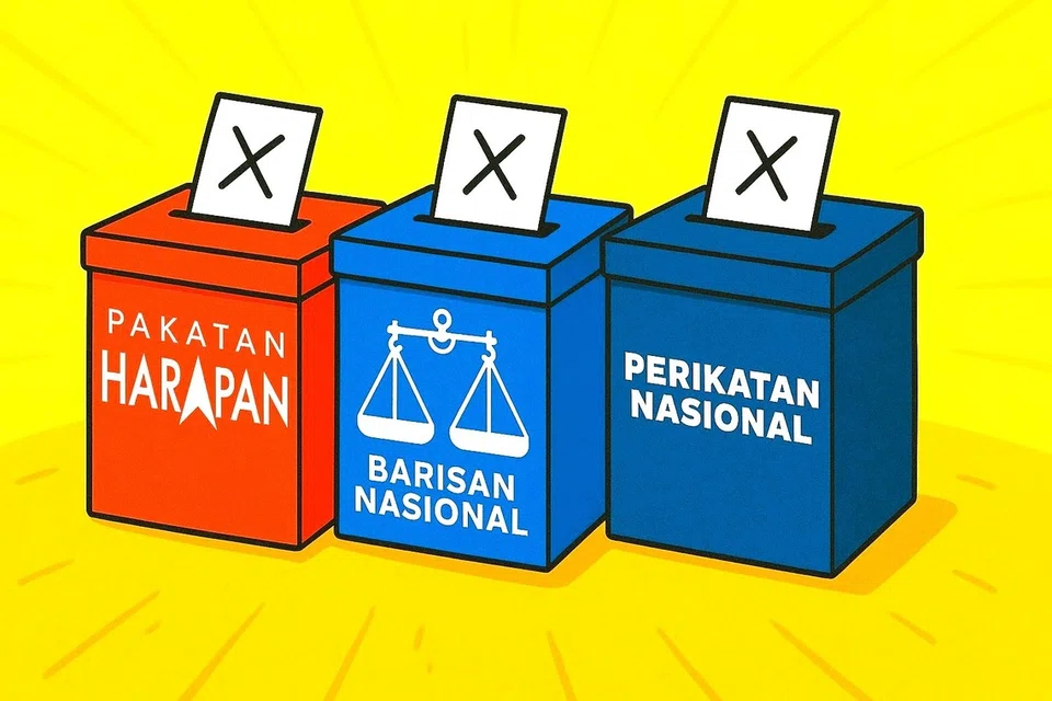Pakatan Harapan, Barisan Nasional, Perikatan Nasional 